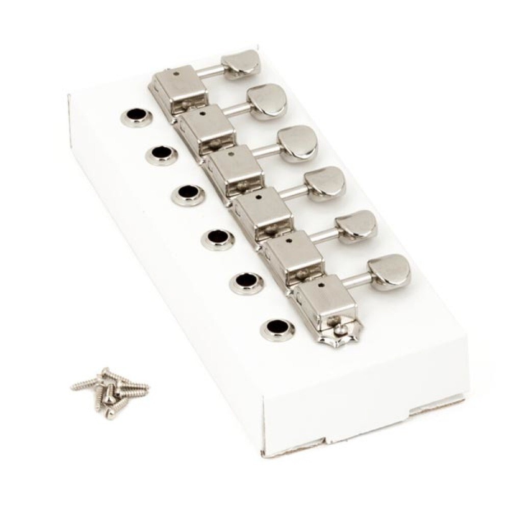 フェンダー ギターペグ American Vintage Stratocaster/Telecaster Tuning Machines ニッケル Fender_画像1