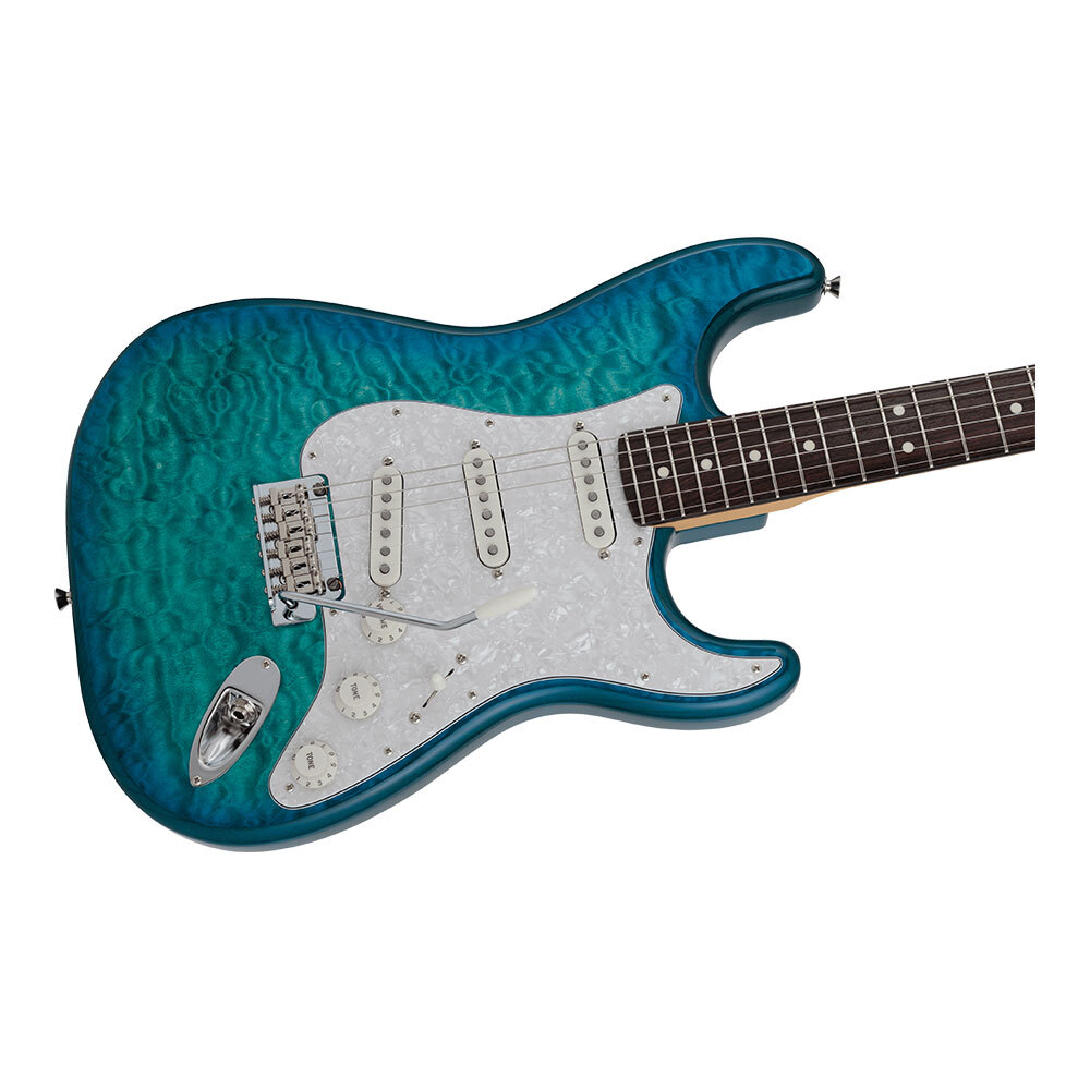 Fender フェンダー 2024 Collection Made in Japan Hybrid II Stratocaster RW Quilt Aquamarine エレキギター ストラトキャスター_画像3