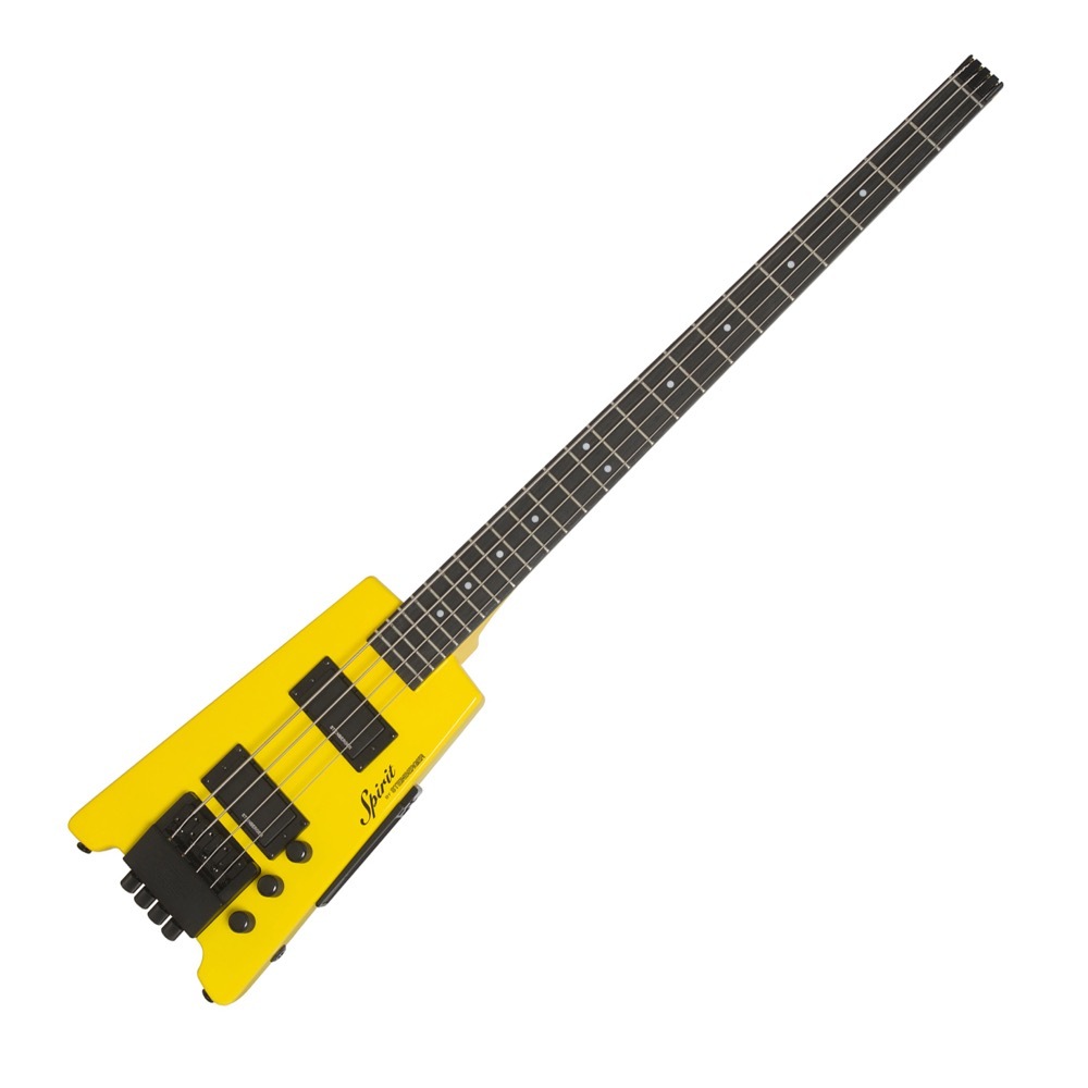 スタインバーガー ベース Spirit by STEINBERGER XT-2 STANDARD Bass Outfit (4-String) Hot Rod Yellow エレキベース ヘッドレスベース_画像1