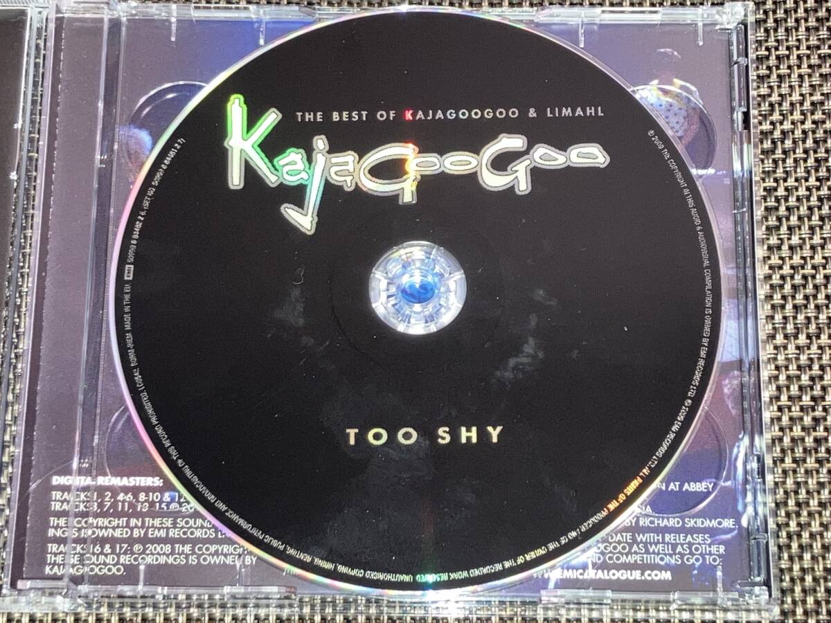送料込み カジャグーグー THE BEST OF KAJAGOOGOO & LIMAHL TOO SHY CD+DVD 即決