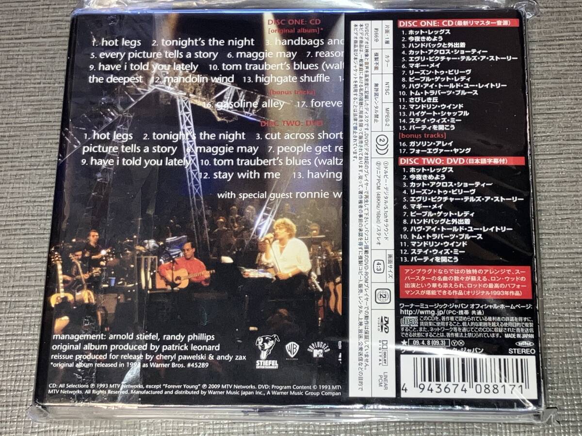 送料込み ROD STEWART ロッド・スチュワート / アンプラグド コレクターズ・エディション CD+DVD 即決