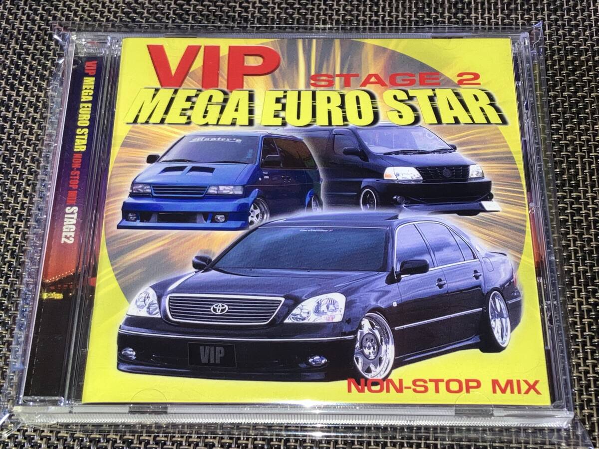 送料込み VIP MEGA EURO STAR NON-STOP MIX STAGE 2 ユーロビート EUROBEAT 即決の画像1