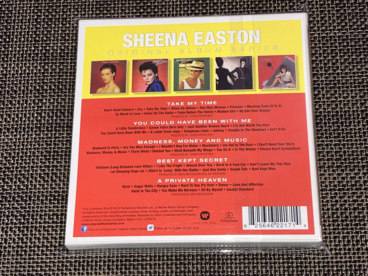 送料込み Sheena Easton シーナ・イーストン/Original Album Series 5CD-BOX マシーナリー 即決