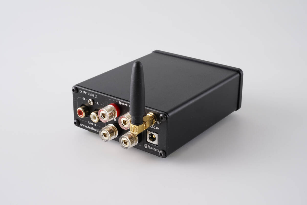 Fosi Audio BT20A Bluetooth 5.0 パワーアンプ 2.0CH ステレオ100W*2 TPA3116 レシーバー 2チャンネル ミニ Hi-Fi クラスDの画像4