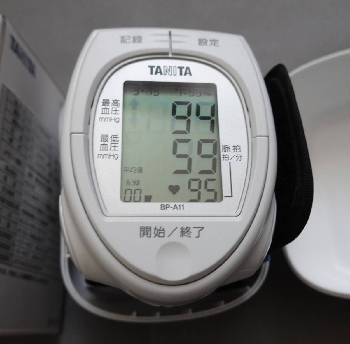 TANITA かんたん測定手首式血圧計　BP-A11_画像2