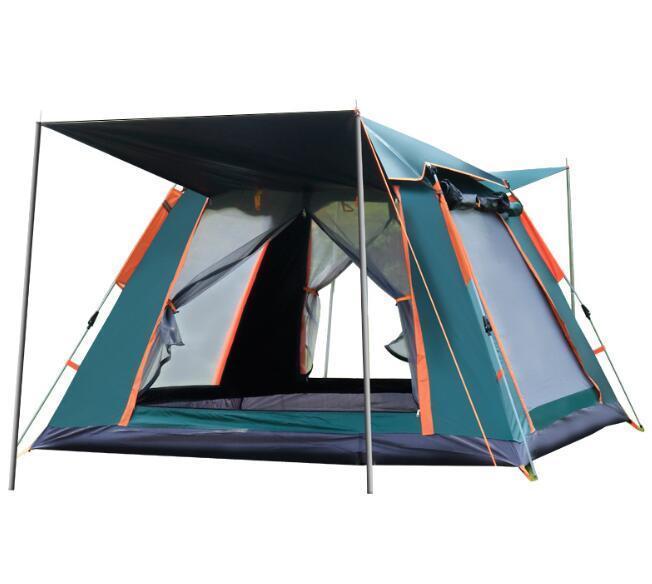 テント キャンプ用品 大型テント 4-5人用 ヤー アウトドア レジャー用品 ファミリーラージテントスペースの画像3