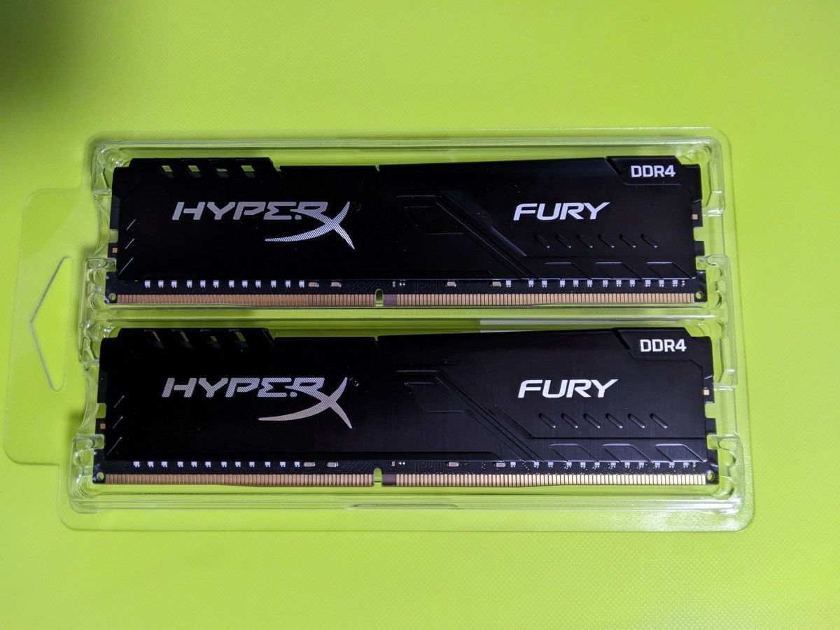 16GBx2枚/計32GB DDR4-2666(CL16) Kingston HyperX FURY