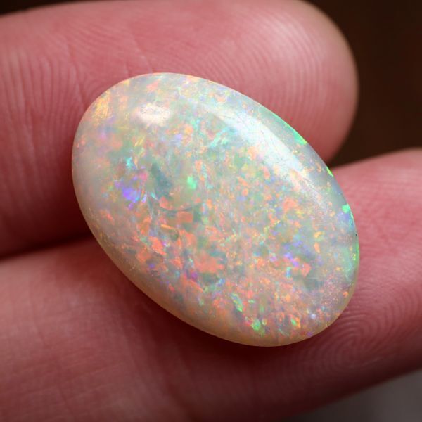  Австралия производство натуральный белый опал 6.53ct white opal