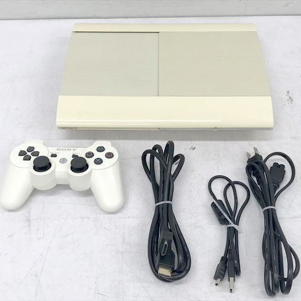 B8831YO ◆0320_14凹 PlayStation 3 250GB ソニー CECH-4000B LW プレイステーション プレステ ゲーム機本体