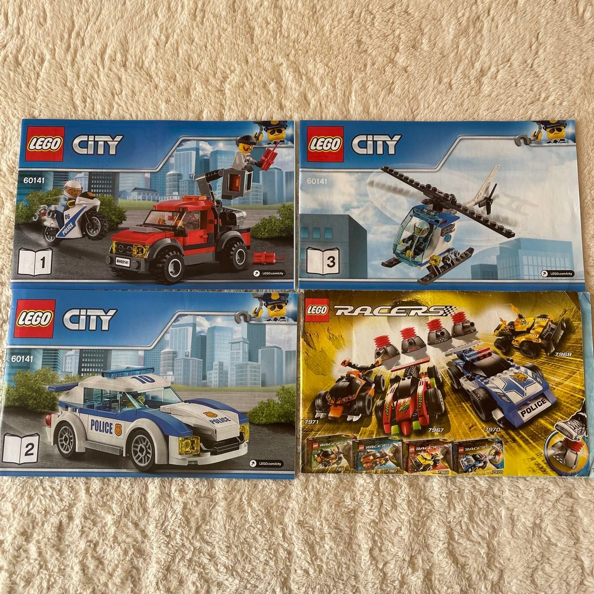 LEGO レゴ シティ CITY 作り方の本　4冊