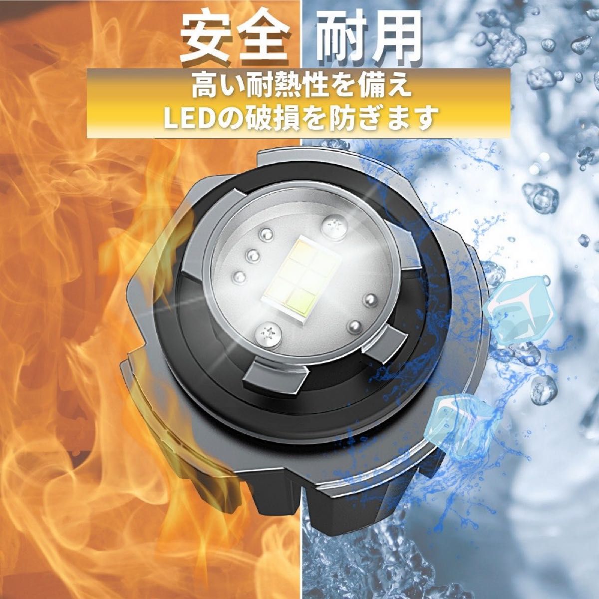 爆光 LEDフォグランプ トヨタ レクサス ダイハツ L1B  ホワイト  車検対応 LEDバルブ フォグランプ LEDフォグ 