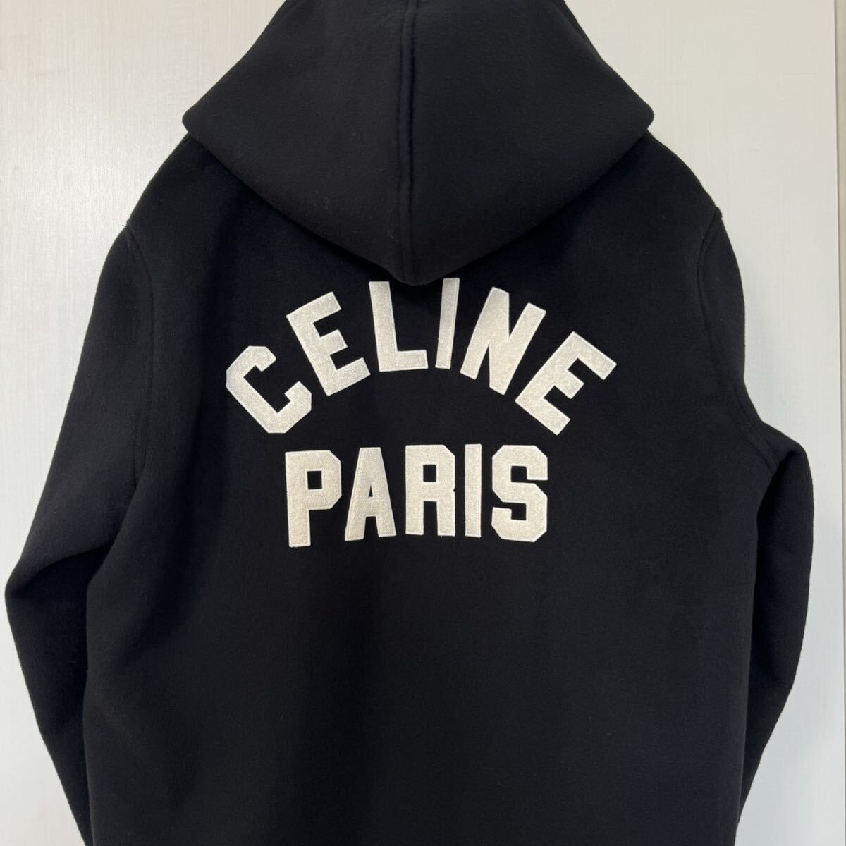 CELINE セリーヌ 23AW ロゴカレッジウールコート:エディスリマン エディ期 レザー テディジャケット446サンローラン ディオールオムbtsテテ