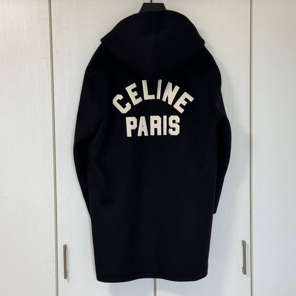 CELINE Celine 23AW Logo college wool coat : Eddie abrasion man Eddie period leather teti jacket 446 sun rolan Dior Homme btstete