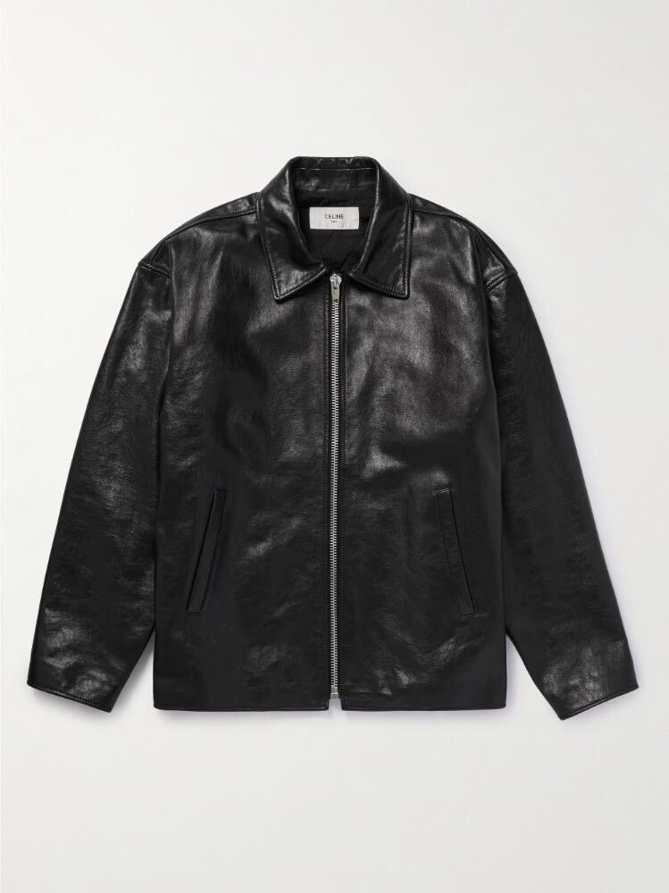Yahoo!オークション - CELINE 22AW ポリスマンレザージャケット Yahoo!オークション - CELINE 22AW ポリスマンレザージャケット