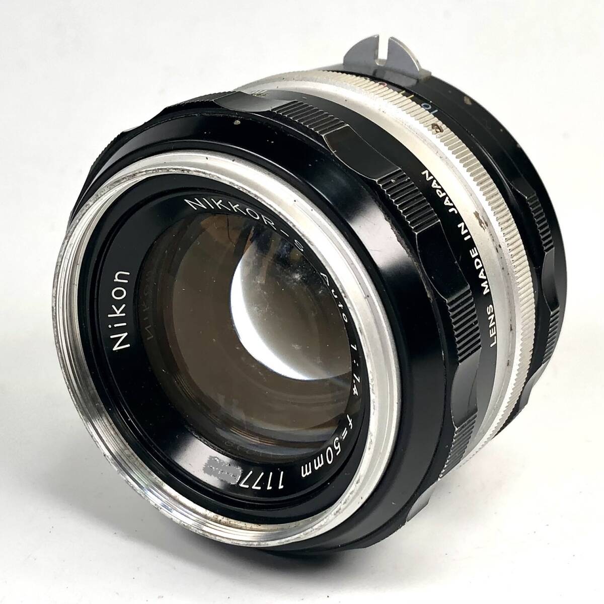 Nikon NIKKOR-S Auto 1:1.4 f=50mm Lens（日本光学/ニコン/ニッコール/標準レンズ/レトロ/JUNK）_画像1