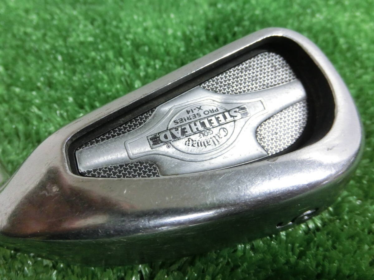 ♪Callaway キャロウェイ STEELHEAD PRO SERIES X-14 / 5番 アイアン 単品 シャフト 純正スチールシャフト Rifie FLEX-S ♪M1123_画像7