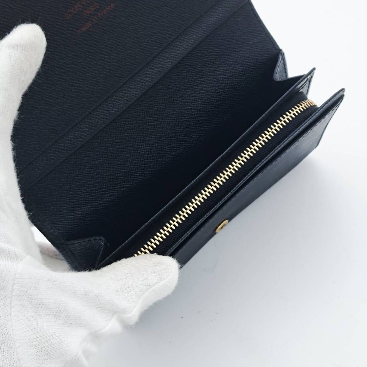 LOUIS VUITTON エピ ポルトフォイユトレゾール長財布 Louis Vuitton ルイヴィトン ブラック の画像5