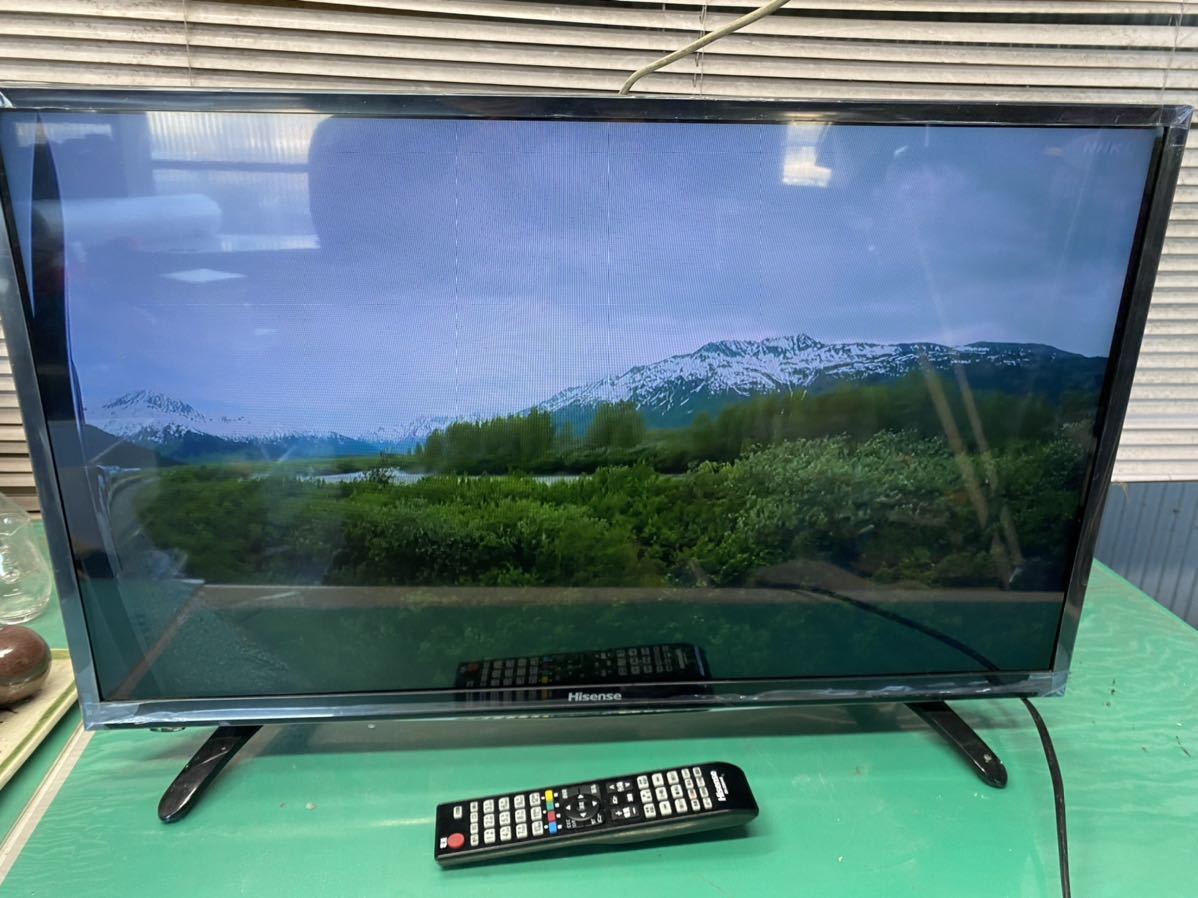 (2139) Hisense ハイセンス 32V型 ハイビジョンLED液晶テレビ HJ32K3120 外付けHDD裏番組録画対応 2017年製