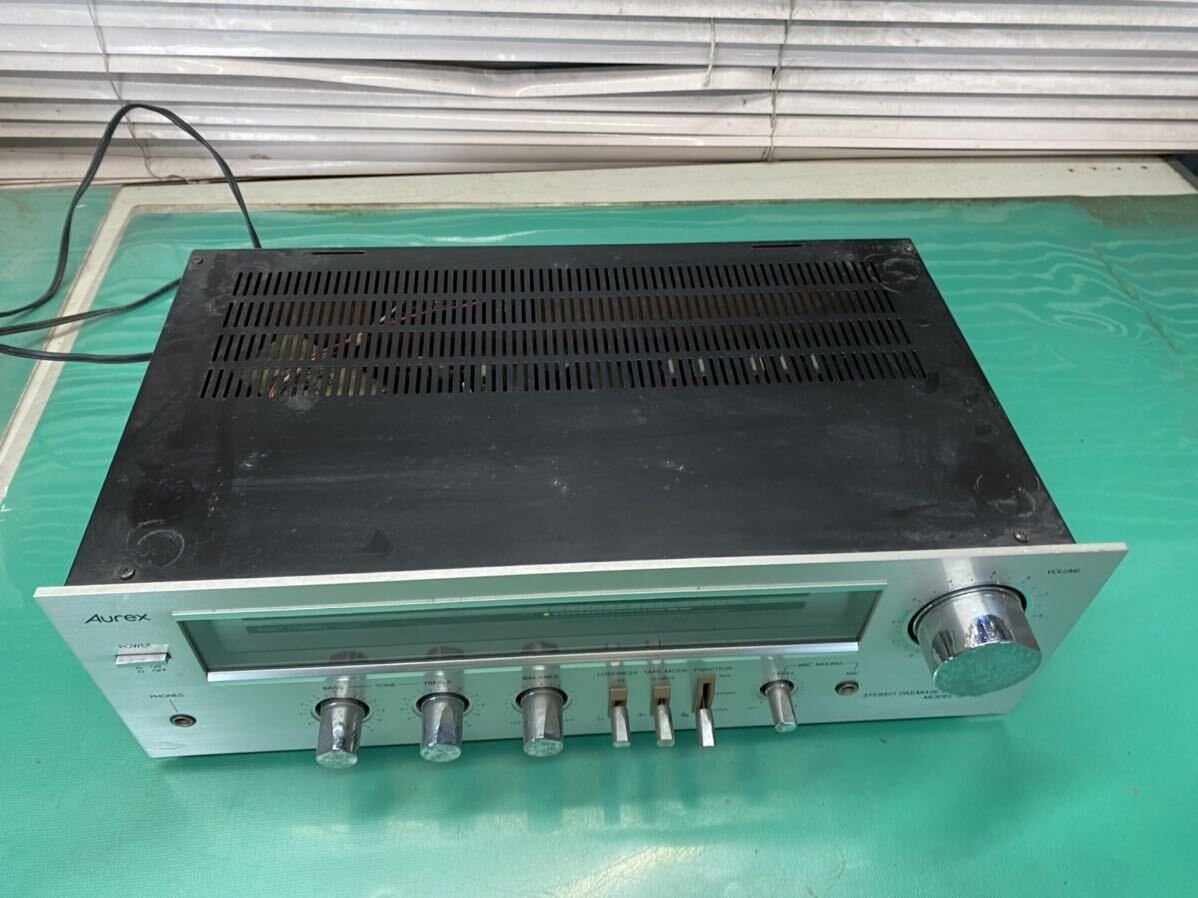 (2147) Aurex SB-145 pre-main amplifier electrification ending 