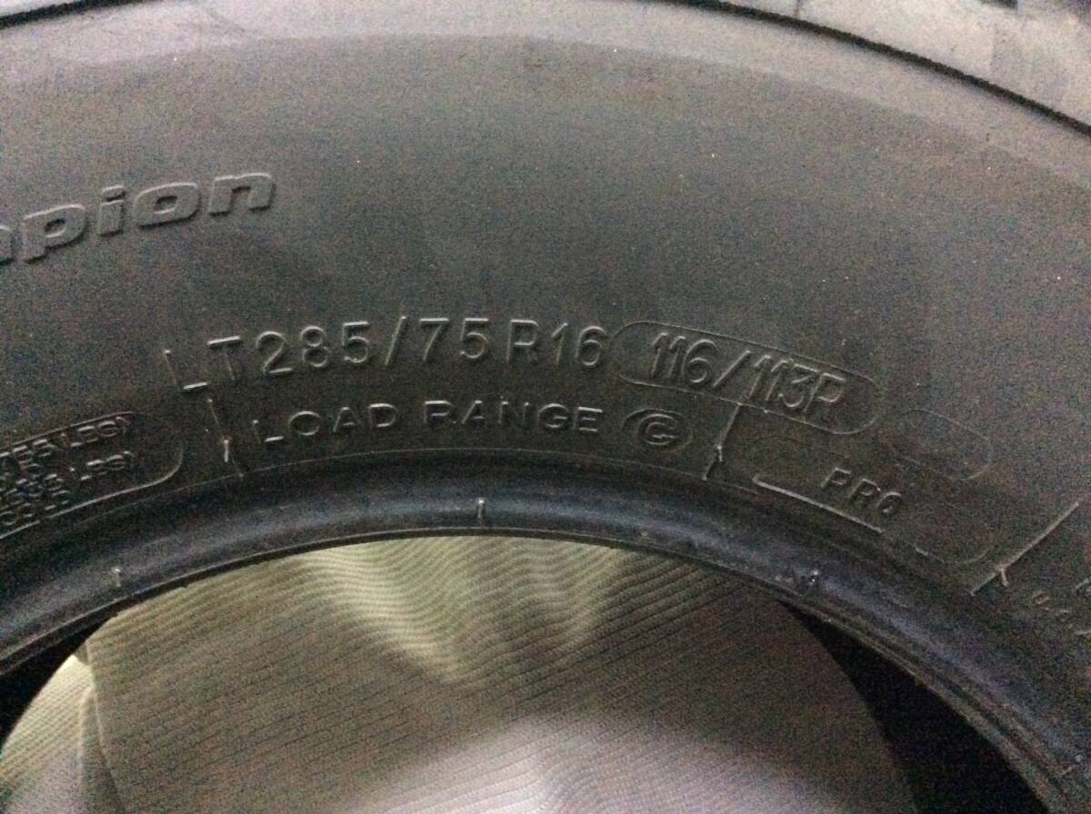 BFグッドリッチ ２８５／７５R１６ ４本セット オールテレーン T/A _画像3