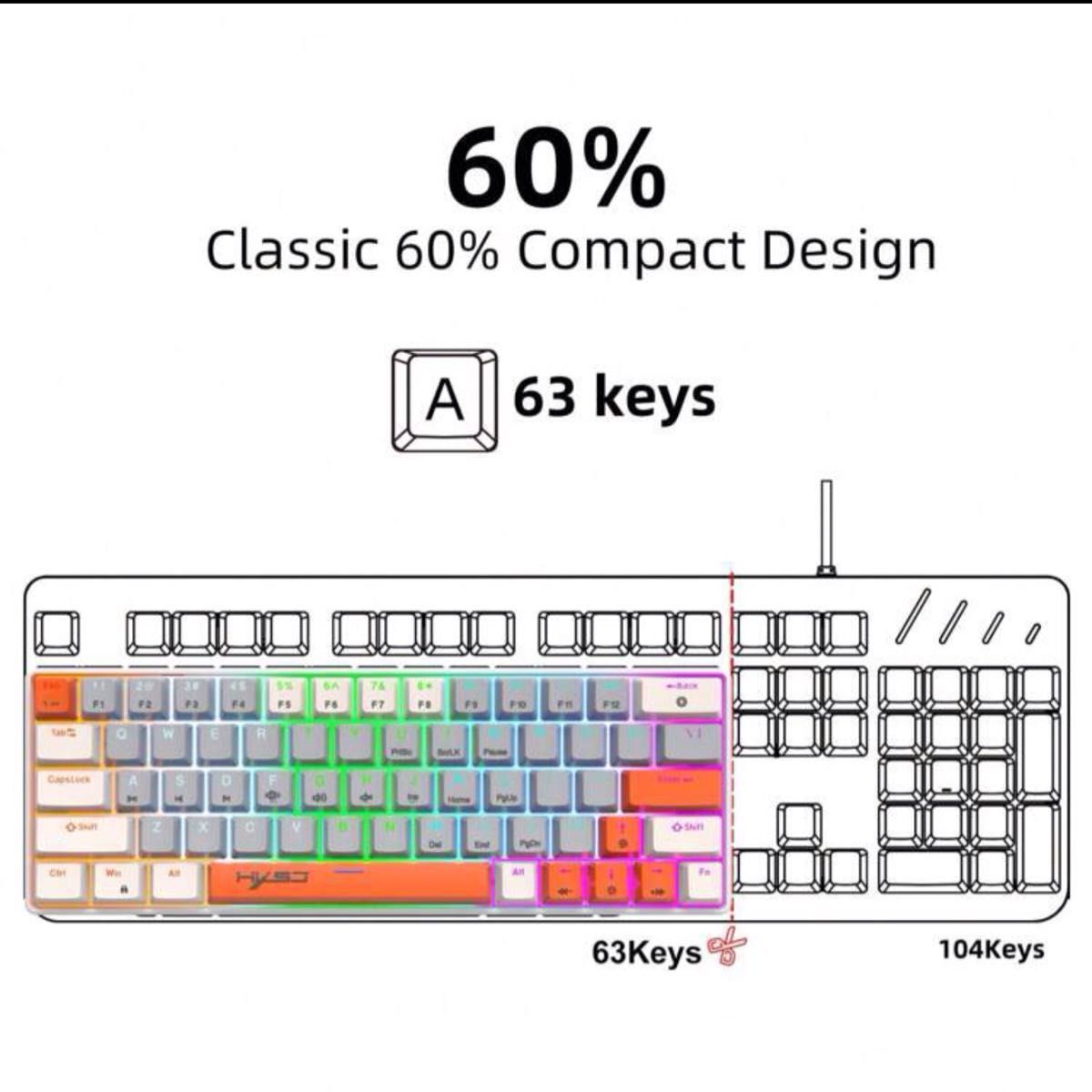 Hyscゲーミングキーボード【赤軸】定価約8000円|Yahoo!フリマ Hyscゲーミングキーボード【赤軸】定価約8000円|Yahoo!フリマ