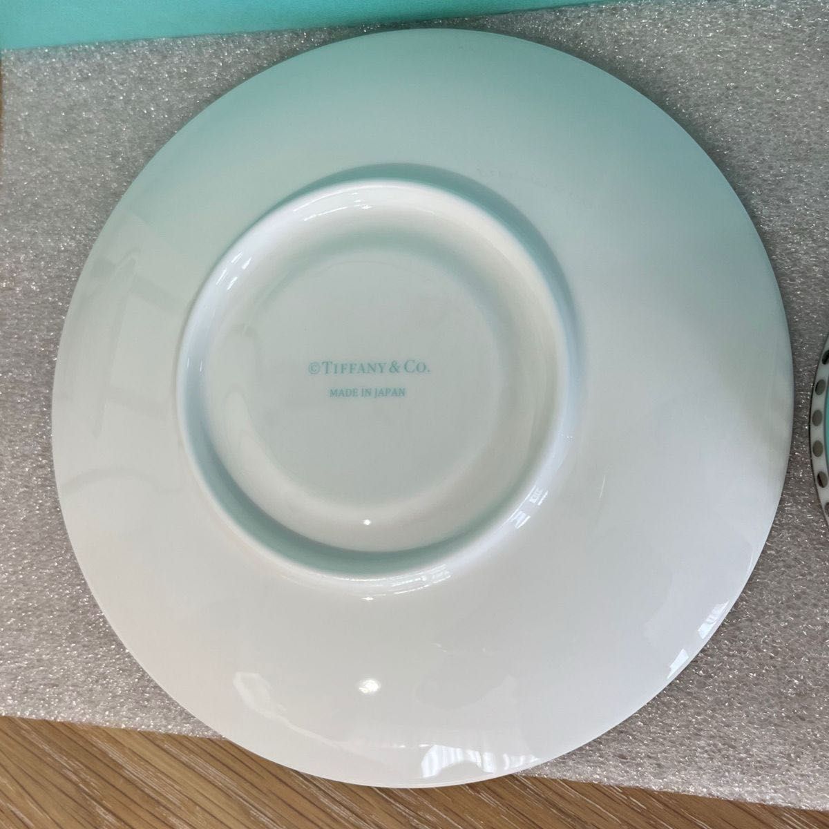新品未使用 TIFFANY&Co ティファニー プラチナブルーバンド 新品未使用 TIFFANY&Co ティファニー プラチナブルーバンド
