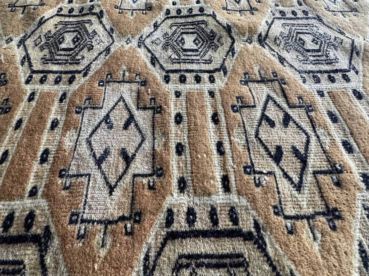 【270×188】ウール◆パキスタン産絨毯・カーペット■3483-45の画像4