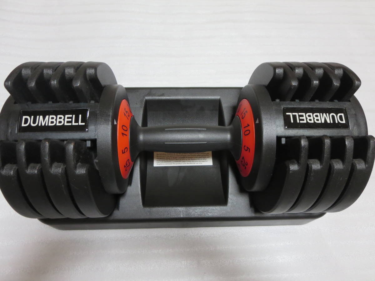 戰 ダンベル 可変式 25kg ×1個 ダイヤル 多段階重さ調節可能 DUMBELL 筋トレ ウェイト トレーニング フィットネス バーベルの画像2