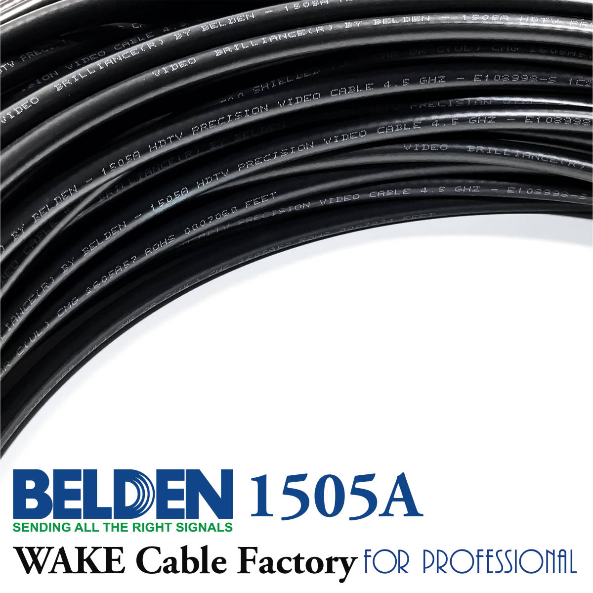  selling by the piece 2m* world fastest class!BELDEN1505A* digital cable * height resolution / high precision /75Ω