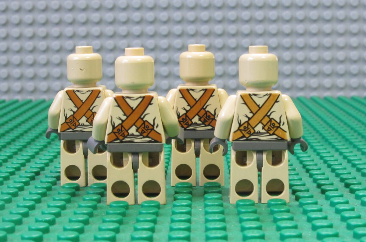 6K498-ミニフィグ凸LEGO スターウォーズシリーズ-タスケン・レイダー-Tusken Raider 4体_画像2