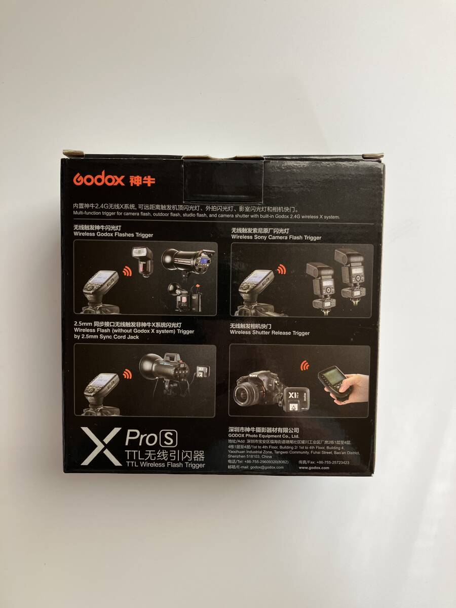 Y352★GODOX ゴドックス Xpro-S SONY ソニー用 フラッシュトリガー 訳アリの画像2