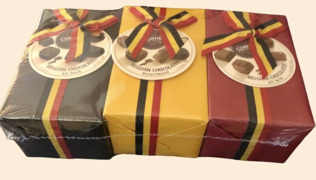 ベルギー老舗チョコレート『コルネ・ポートロイヤル』235g 3箱セット_画像1
