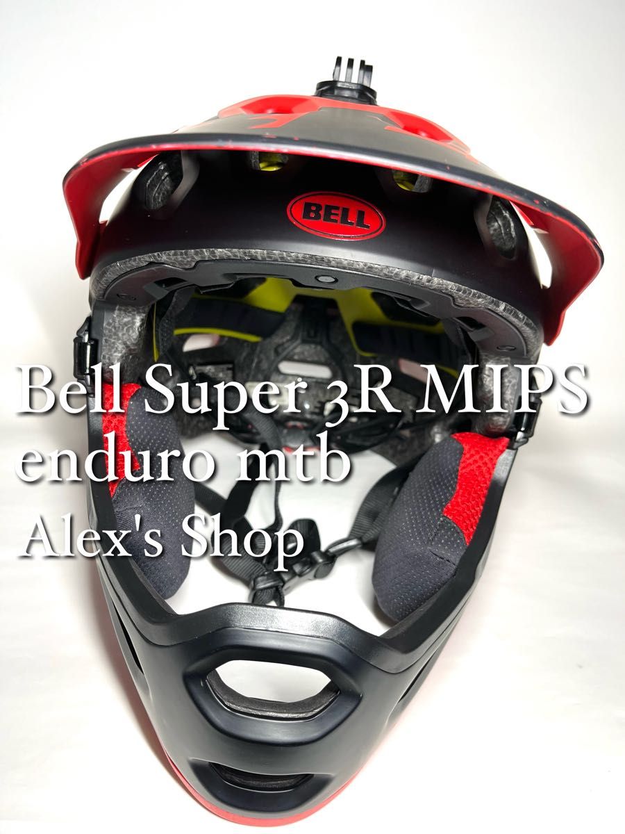 只今限定値下げ中、BELL  Super3R  MIPS helmet Red