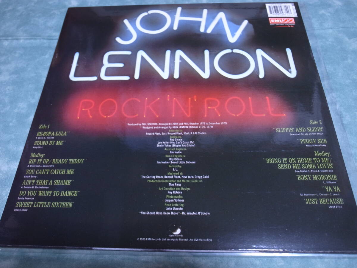 ◇JOHN LENNON（ジョン・レノン）◇LP◇ROCK'N'ROLL（ロックン・ロール）◇未使用新品◇輸入盤◇EMI100周年記念アナログ名盤復活シリーズ◇_画像3