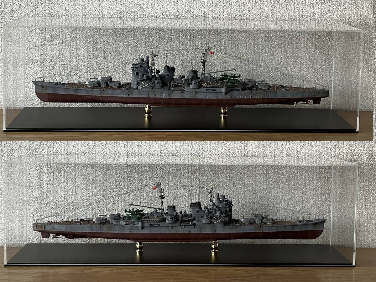 完成品 1/350 重巡　妙高　アクリルケース付属_画像2