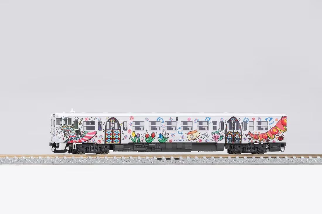 ★限定 TOMIX 93583 ＪＲ キハ４７ 8000形ディーゼルカー（Ｃｈｏｏ Ｃｈｏｏ 西九州 ＴＲＡＩＮ）セット　テックステーション　トミックス_画像3