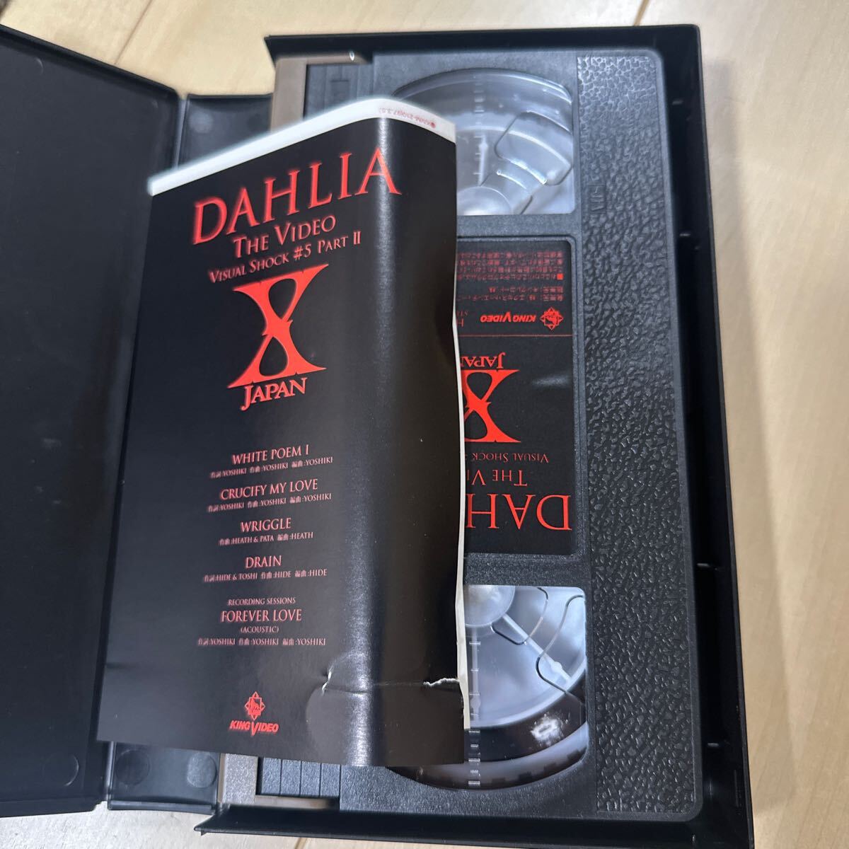 X JAPAN 2本セット VHS ビデオX JAPAN DAHLIA THE VIDEO VISUAL SHOCK #5 PARTI & PARTII_画像5