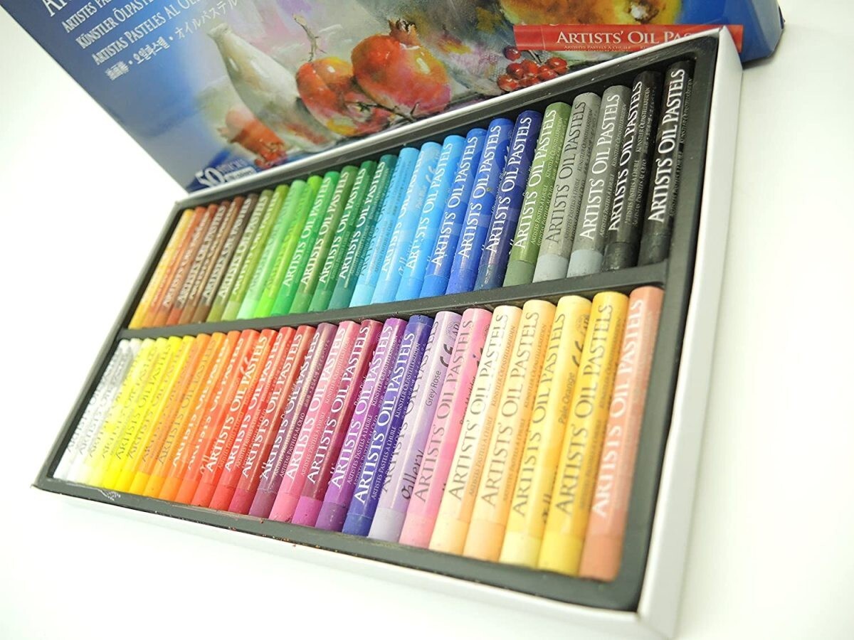 画材 オイル パステル 48色 50本セット ARTIST'S OIL PASTELS めくるめく パステル の世界へ_画像4