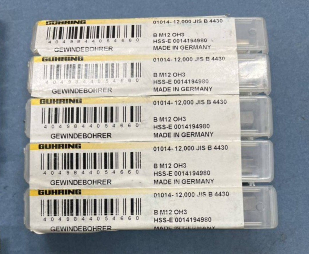 スパイラルタップ m12x1.75・5本セット・SUS用・グーリング・格安・ OSG Aタップ Nachi ヤマワ 田野井 Guhring