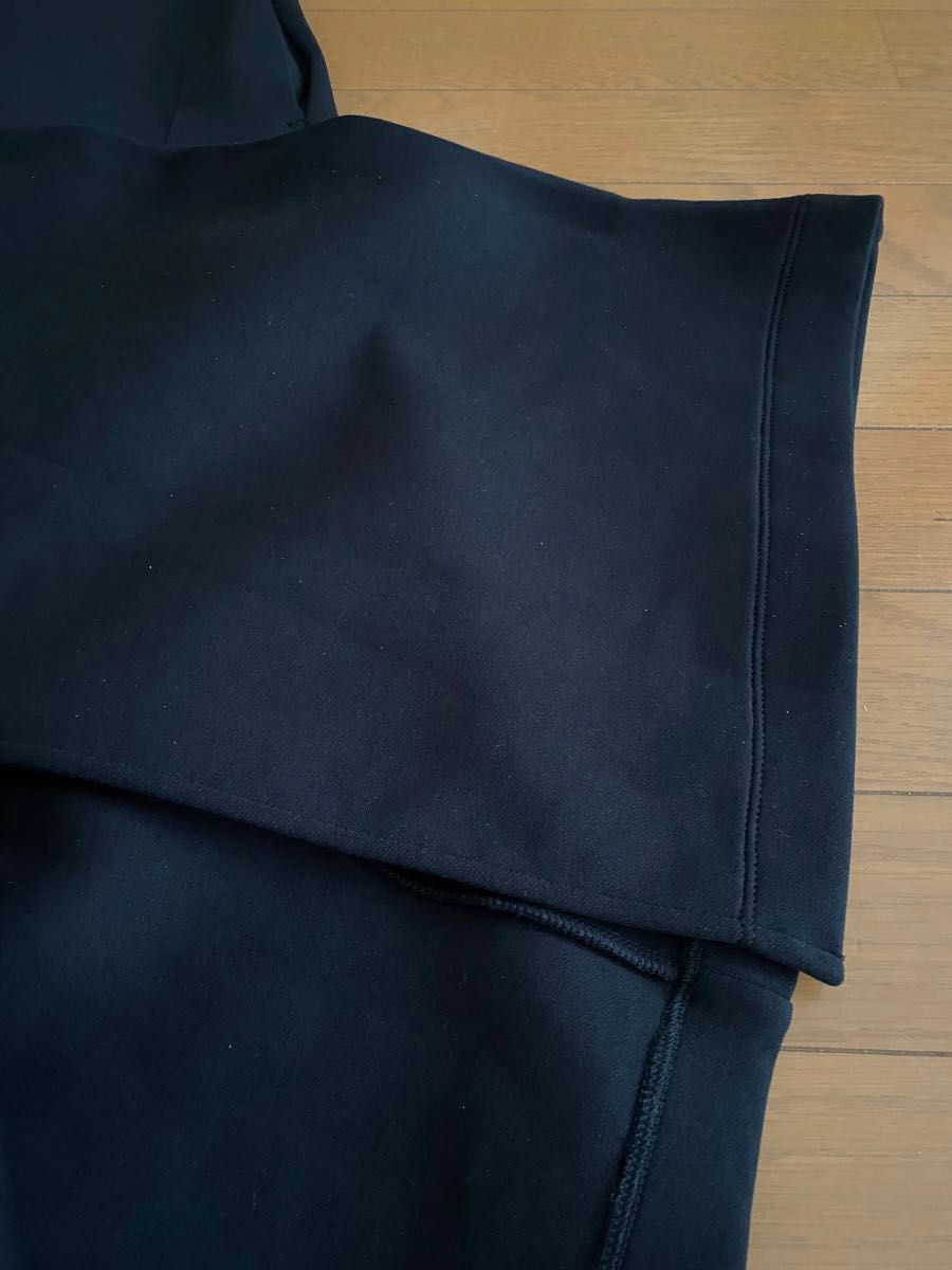 無印良品　スウェットジャンパースカート/ブラック/XLサイズ/ ノースリーブ/ 黒/ナチュラル/ジャンスカ