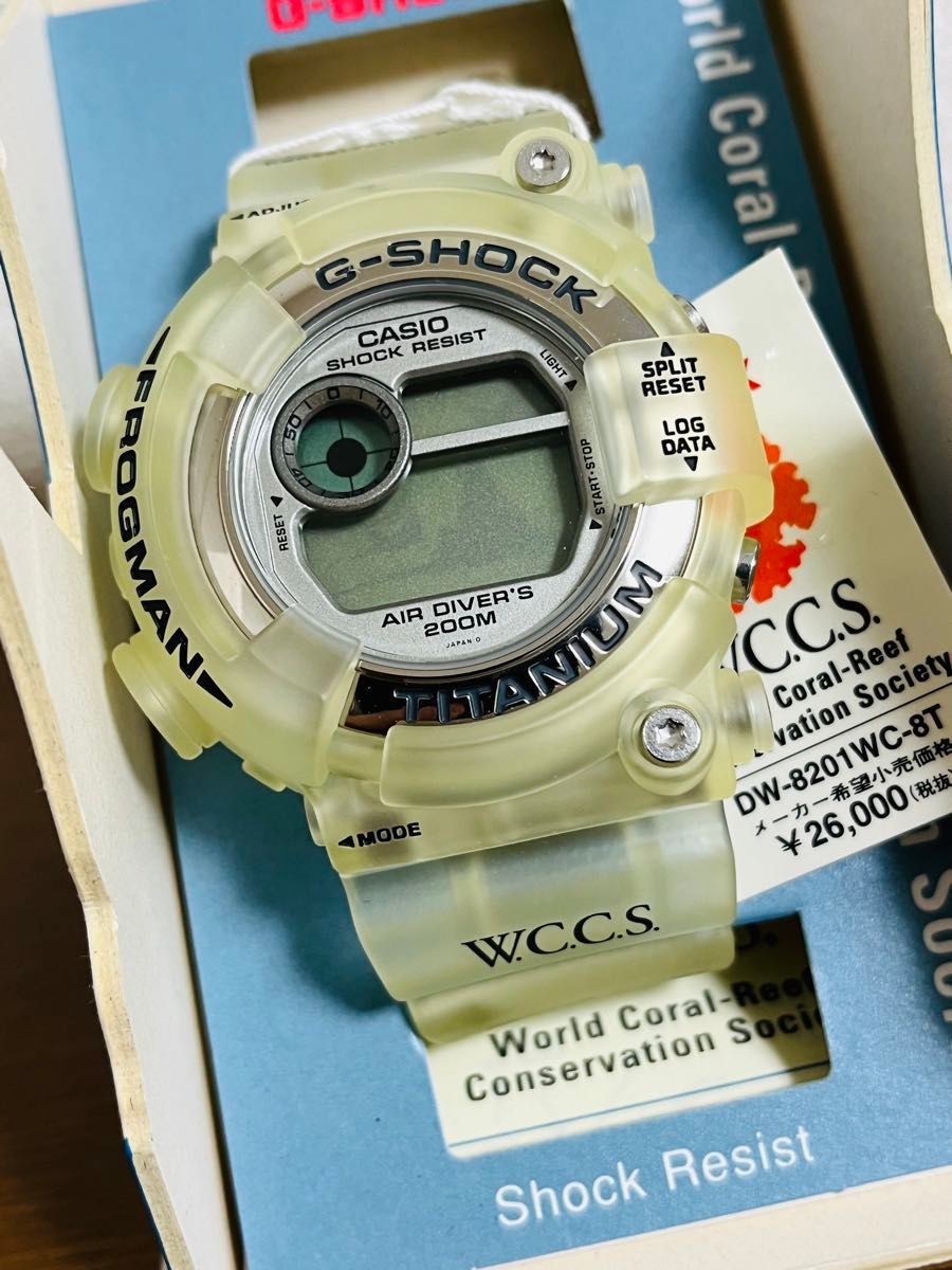 [未使用]G-SHOCK　フロッグマン　DW‐8201WC‐8T