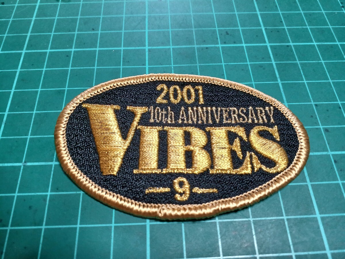 ■希少/即決/送料無料■VIBES ハーレー バイブス ミーティング　MEETING ワッペン　2001年開催 第9回バイブズ_画像1