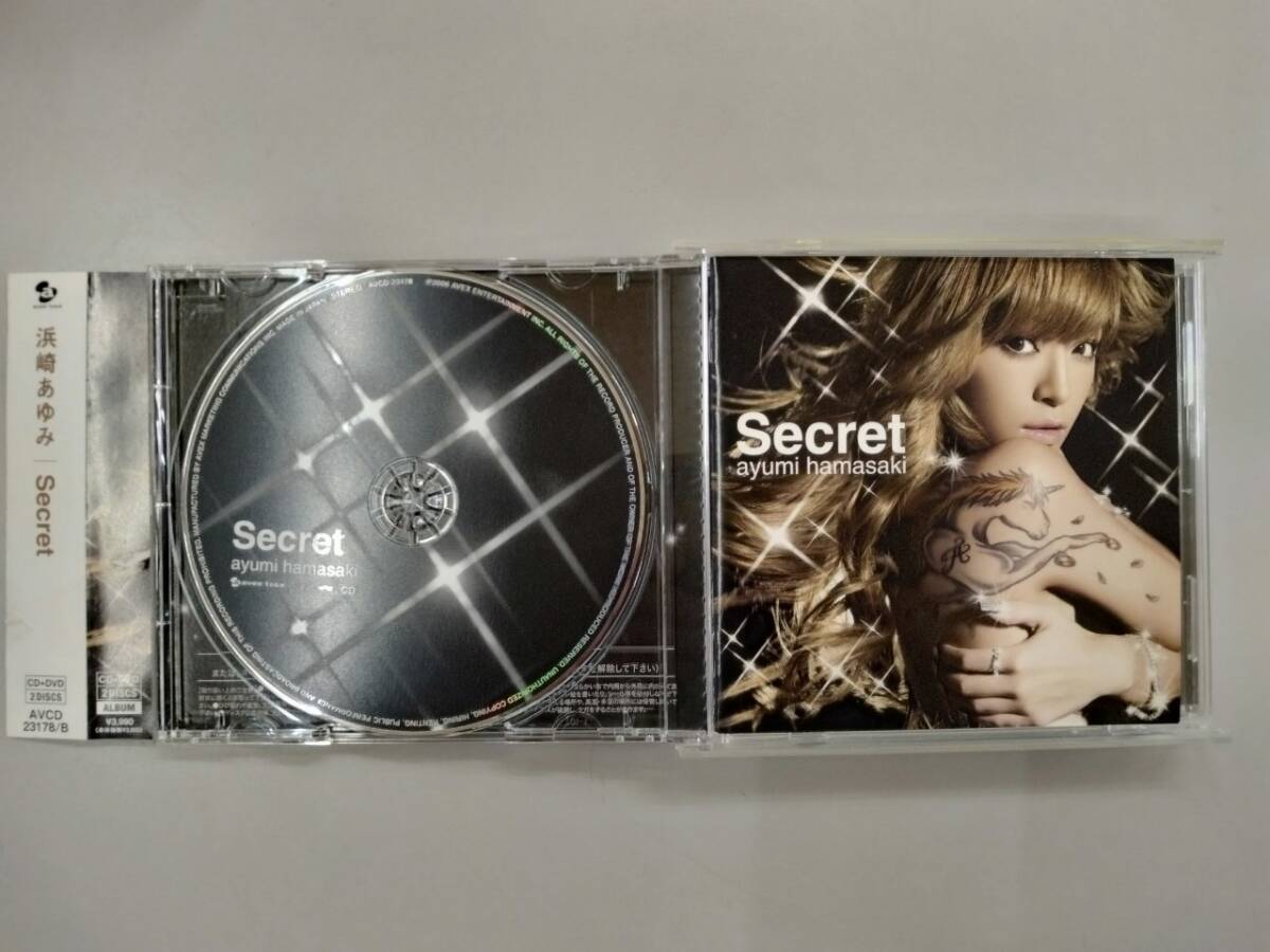 浜崎あゆみ　２枚組　CD＋DVD　/　Secret　帯付き　☆_画像2