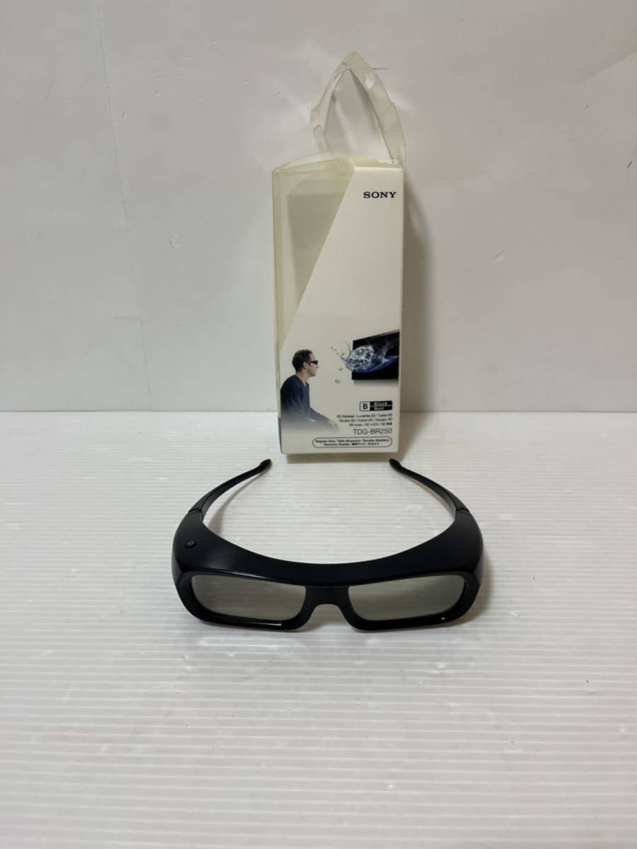 SONY 3Dメガネ 3Dグラス TDG-BR250 バッテリーの品質保証が出来ない為ジャンク品扱い_画像1