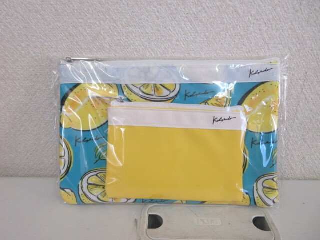 e049*.. road pouch together 4 piece hand towel 1 piece unused 