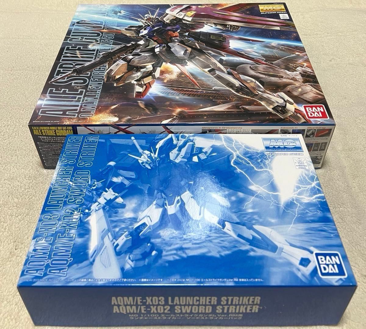 MG エールストライクガンダム Ver RM + Ver RM用ランチャー MG エールストライクガンダム Ver RM + Ver RM用ランチャー