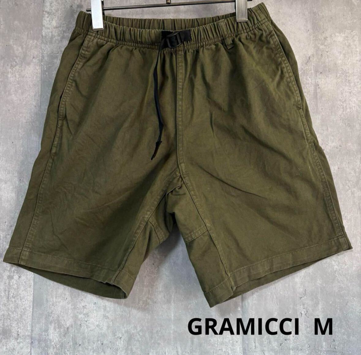 グラミチ　GRAMICCI ハーフパンツ　カーキ　M