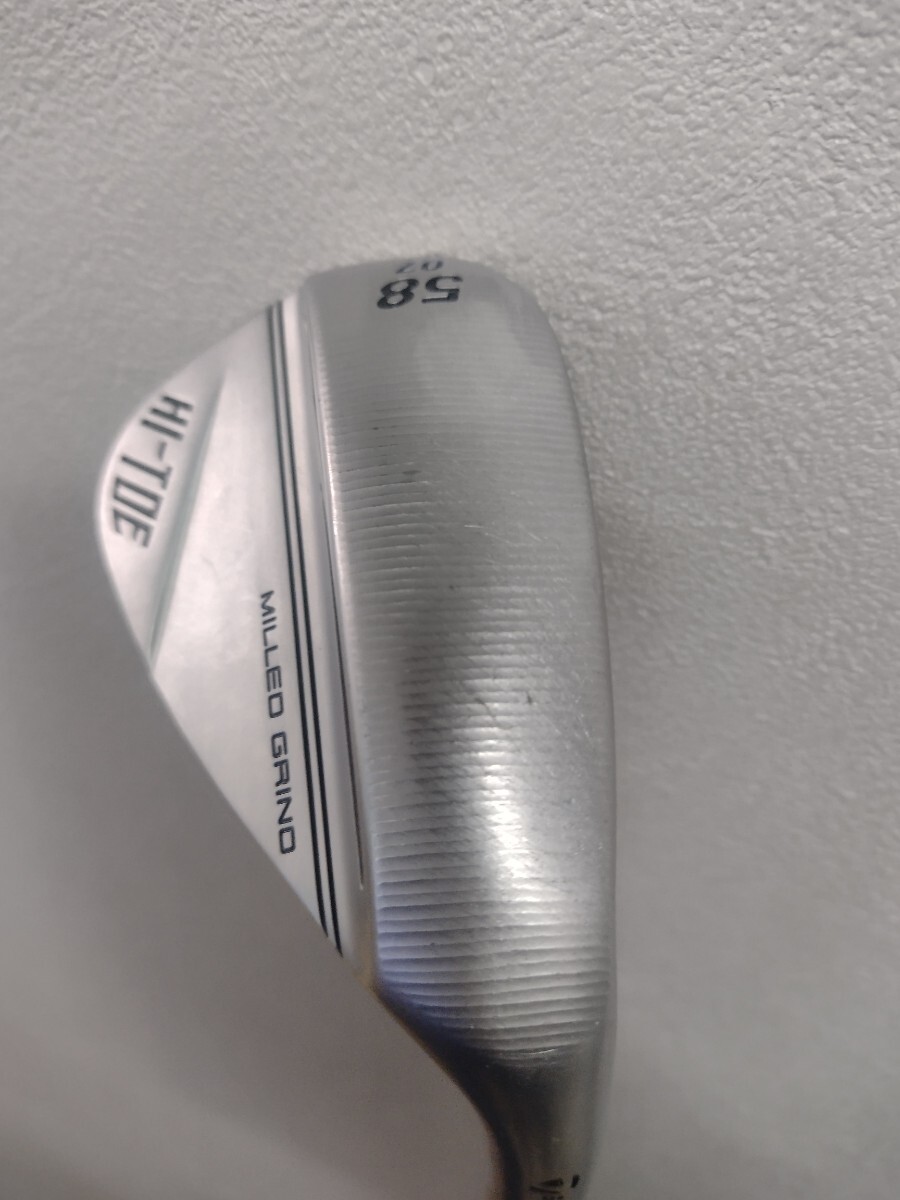 Taylor Made MILLED GRIND Hi-TOE テーラーメイド　ミルドグラインド　ハイ・トゥ　ウェッジ　58度　ローバウンス_画像3