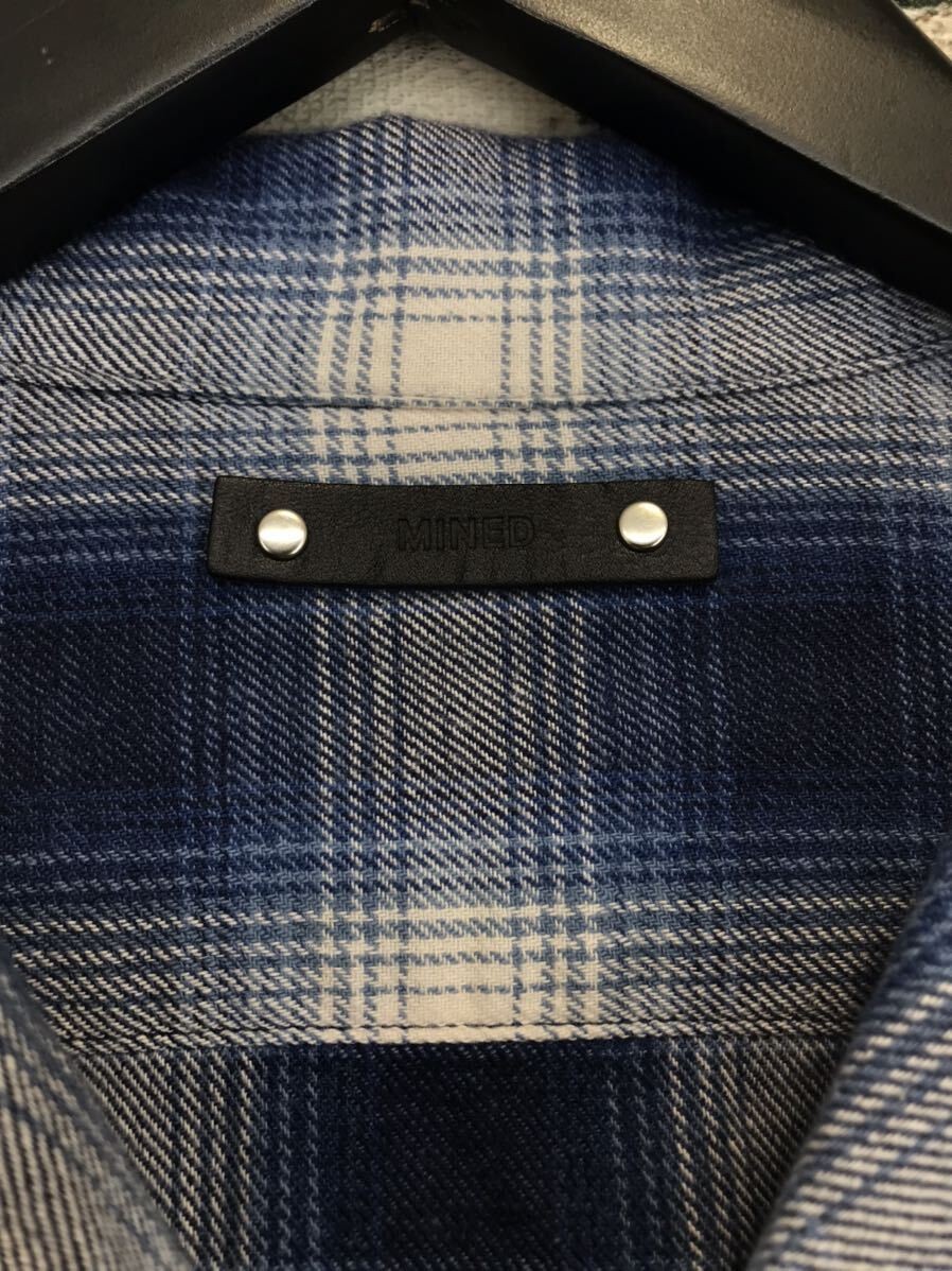 極美品 MINEDENIM マインデニム 21AW Ombre Check Flannel 極美品 MINEDENIM マインデニム 21AW Ombre Check Flannel
