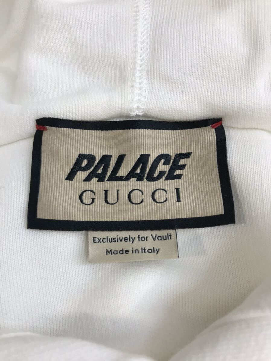 ★GUCCI×PALACE グッチ×パレス★22AW 720348 XJE1A Vault Exclusive TRI-FERG GG PATCHED HOODIE GGロゴフーディー スウェットパーカー の画像4